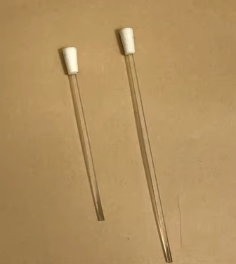 橡皮头玻璃棒